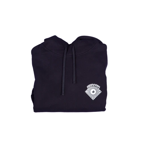 Czarna bluza z kapturem | EVERBERG