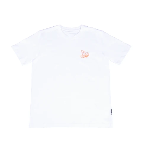 Biały T-Shirt dla wspinacza - ŻABA | EVERBERG
